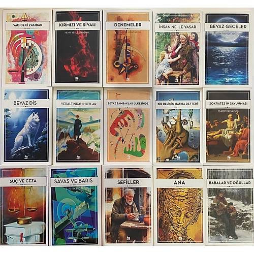 Gençler için Dünya Klasikleri, 15 Kitap Set Kitap Pazarı