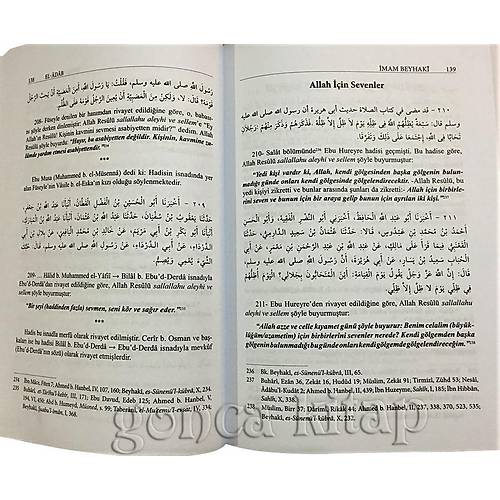 El Adab Hadislerle İslam Ahlakı, Metinli 2. Hamur Karton Beka