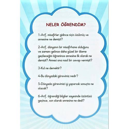 İman Serisi, Arif ile Elif İmanın Şartlarını Öğreniyor 6 KİTAP Can Kardeş Yayın