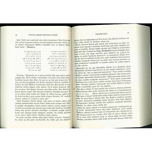 Fususul  Hikem Tercüme ve Şerhi 4 Cilt Set