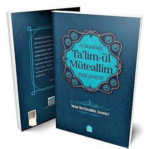 YASİN KARTON KAPAK Talimül Müteallim Tercümesi İmam Burhaneddin Zernuci