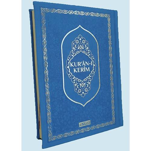 AYFA TRH057MAVİ Hafızlar için Hafız Boy Kuranı Kerim Termo Cilt Mavi