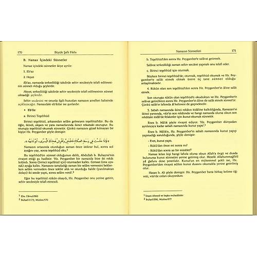 Büyük Şafii Fıkhı 4 Cilt Huzur Yayın
