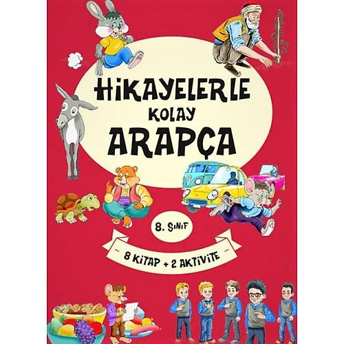 Hikayelerle Kolay Arapça 8.Sınıf 8 Kitap + Aktivite