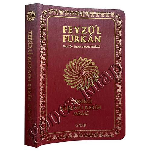 Feyzül Furkan Tefsirli Kuranı Kerim Sadece Meal BORDO Orta Boy Yumuşak Kapak