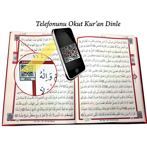ORTA BOY Kuranı Kerim Bilgisayar Hatlı Kabe Görünümlü MERVE