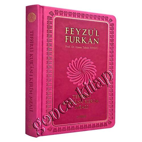 Feyzül Furkan Tefsirli Kuranı Kerim Meali Orta Sadece Meal Termo Pembe Renk