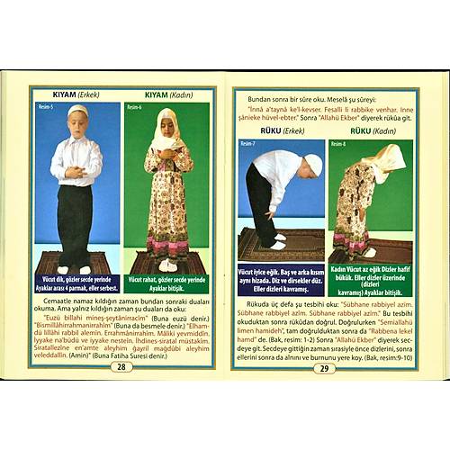 Çanta Boy Abdest Gusül ve Namaz Öğreniyorum SEDA