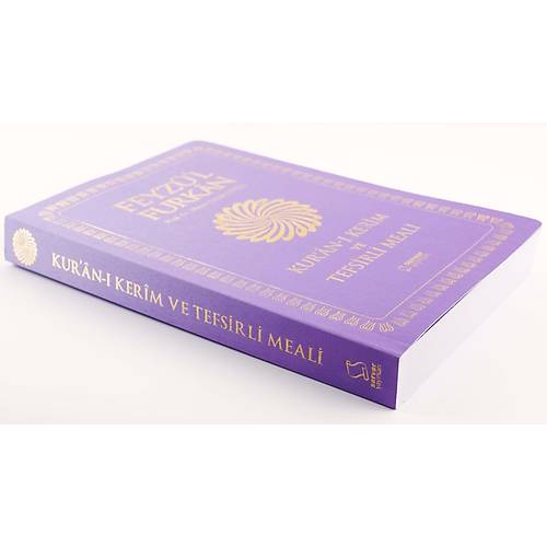 LİLA İNCE CİLT Feyzül Furkan Kuranı Kerim ve Tefsirli Meali Büyük Boy Mushaf ve Meal