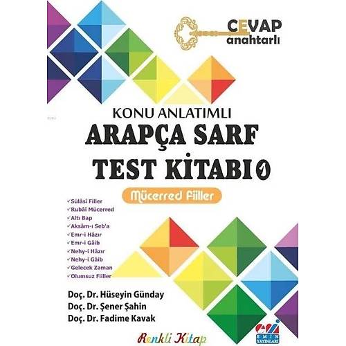 Arapça Sarf Test Kitabı 1 EMİN