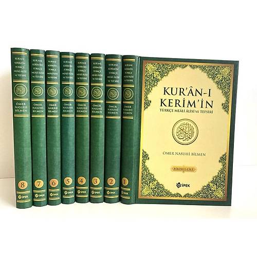 Kuranı Kerimin Türkçe Meali Alisi ve Tefsiri, Sadeleştirilmiş 8 Cilt Takım