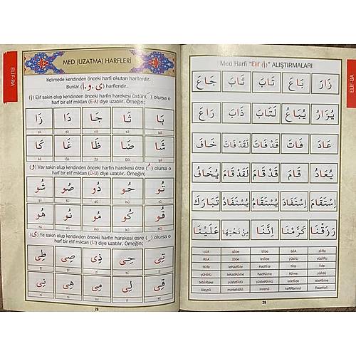 Tecvidli Elifba ve Namaz Hocası Kuşe Kağıt Asır Yayın
