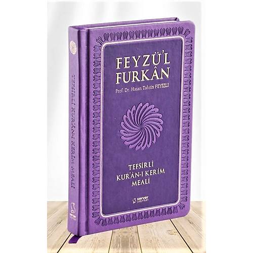 Lila Termo Ciltli Büyük Sadece Meal Feyzül Furkan Tefsirli Kuranı Kerim Meali
