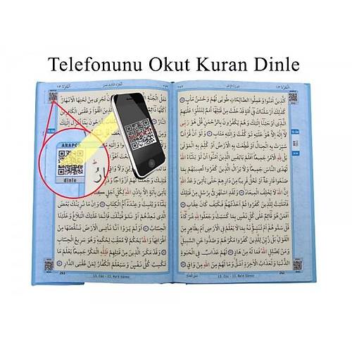 Kuranı Kerim Bilgisayar Hatlı, Mavi, Orta Merve