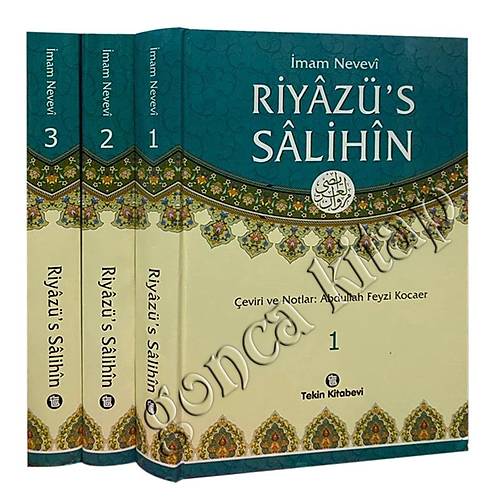 Riyazüs Salihin 3 Cilt Set Abdullah Feyzi Kocaer