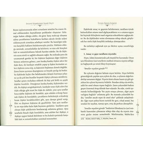 İnsani İlişkilerde İlahi Ölçü Karton Kapak Muhammed Emin Yıldırım