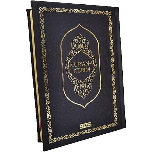 AYFA TRH057Siyah Hafızlar İçin Hafız Boy Kuranı Kerim Termo Cilt