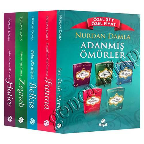 Nurdan Damla Adanmış Ömürler, 5 Kitap Set