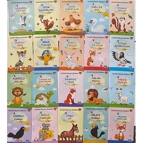 1. Sınıflar için Sevimli Hayvan Öyküleri 20 Kitap Set Tandem Yayınları