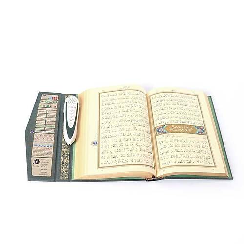 Kuran Okuyan Kalem Seti Yeşil Orta Boy Karton Kutulu