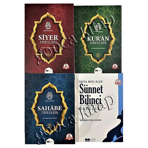 Suffa Meclisleri Ders Seti, 4 Kitap Takım