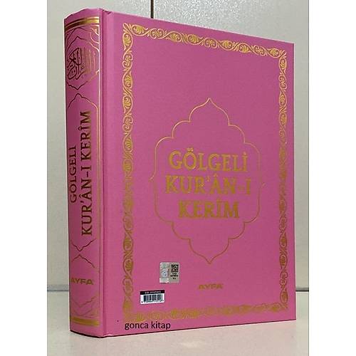 AYFA 058G Pembe Gölgeli Orta Boy Kuranı Kerim JEL Kalem Hediyeli