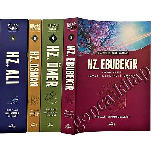 Raşid Halifeler Seti Sallabi Karton Kapak 4 Cilt Takım