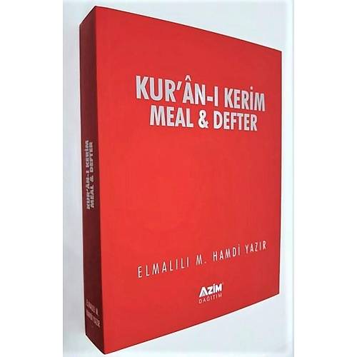 Kuranı Kerim Meal ve Defter Azim