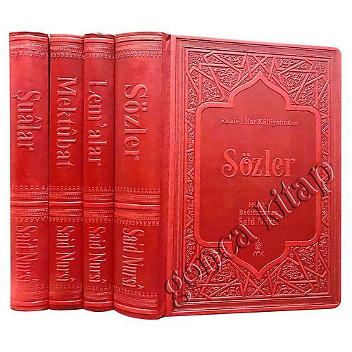 Sözler Şualar Mektubat Lemalar Büyük Boy Termo Deri 4 Kitap RNK Neşriyat