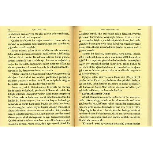 İhyau Ulumid Din , Cep Boy, 8 Cilt SET ÇELİK