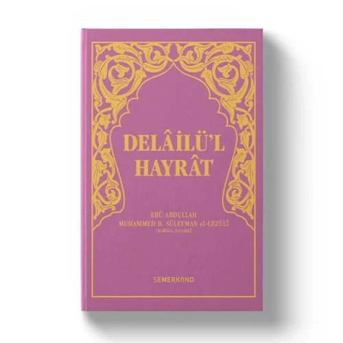 Delailül Hayrat Hafız Boy Pembe Kapak Süleyman El-Cezuli Semerkand