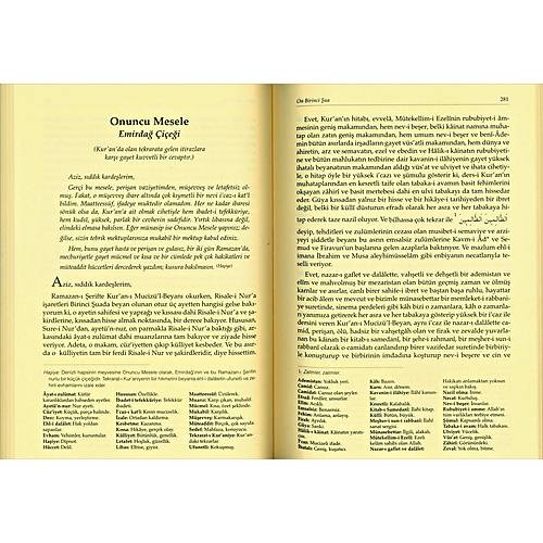 Sözler Mektubat Şualar Lemalar 4 Kitap Takım, Orta Boy  14x20 cm