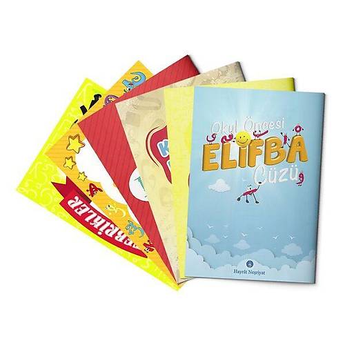 Okul Öncesi Elifba Seti 4 Kitap Hayrat Neşriyat