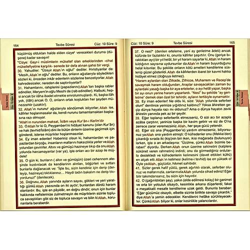 Metinsiz Kuranı Kerim Meali Orta Boy  - Kod 074 HUZUR