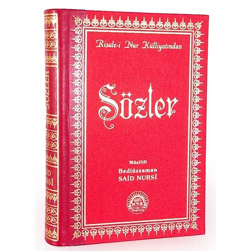 Sözler Büyük Sırtı Deri Cilt Envar Neşriyat