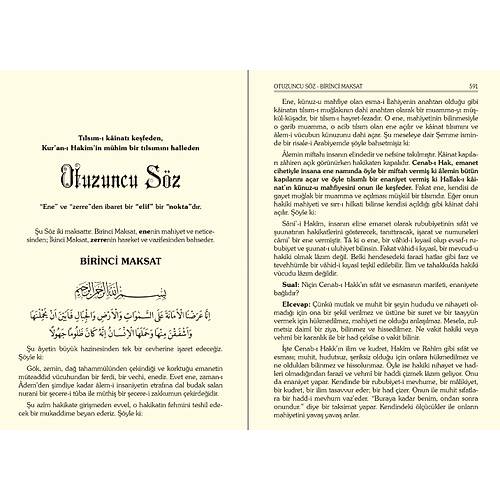Sözler Şualar Mektubat Lemalar Büyük Boy Termo Deri 4 Kitap RNK Neşriyat