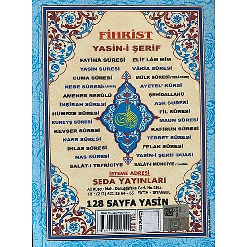 Çanta Boy 41 Yasin 2. Hamur 128 Sayfa Seda