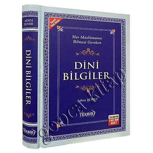 Adem Şener Dini Bilgiler Kalın Cilt , TEKBİR YAYIN