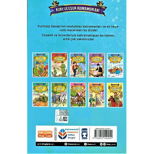 Kurtuluşun Kahramanları 1 Set , 10 Kitap