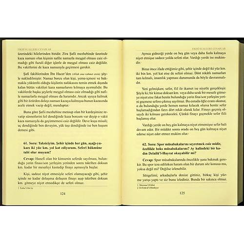 Fıkhi Suallere Cevaplar, 2 Cilt Takım Şamua Kağıt
