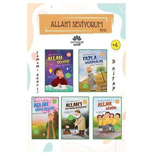 Allah'ı Seviyorum Serisi 5 Kitap Takım Mevsimler Çocuk