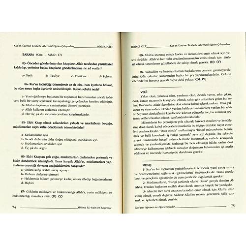 Kuran Üzerine Testlerle Alternatif Eğitim Çalışmaları