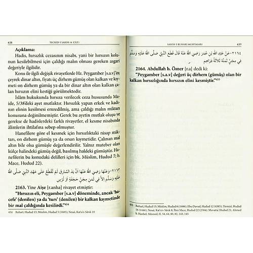 Açıklamalı Sahih-i Buhari Muhtasarı Tecridi Sarih Küçük Boy 4 Cilt Set