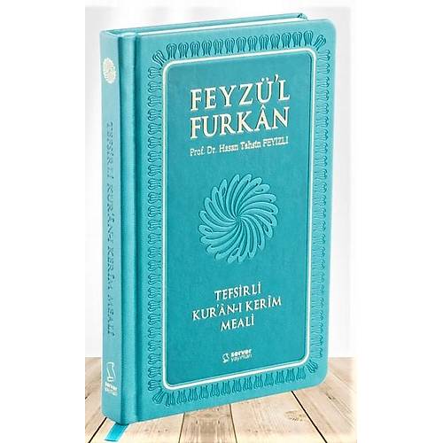 TURKUAZ Termo Ciltli Büyük Sadece Meal Feyzül Furkan Tefsirli Kuranı Kerim Meali