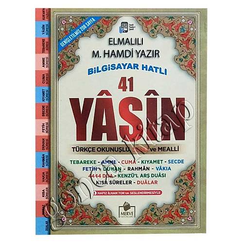 Çanta Boy 41 Yasin Türkçe Okunuşlu, Sesli, Merve