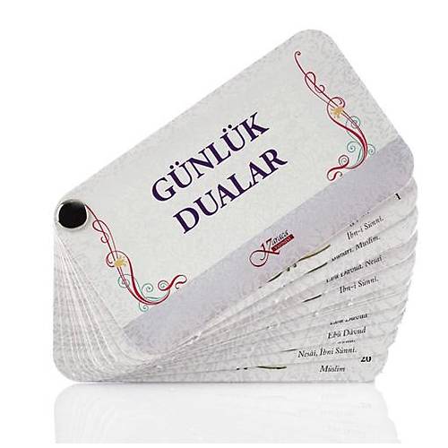Günlük Dualar Kartelası