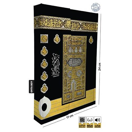 ORTA BOY Kuranı Kerim Bilgisayar Hatlı Kabe Görünümlü MERVE