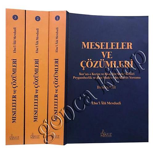 Meseleler ve Çözümleri 3 Cilt Set Karton Cilt Risale Yayın