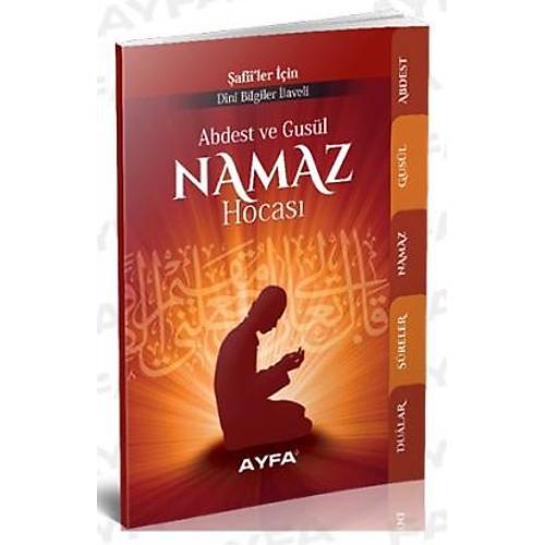 AYFA 067 Şafiiler için Cep Boy Abdest Gusül ve Namaz Hocası