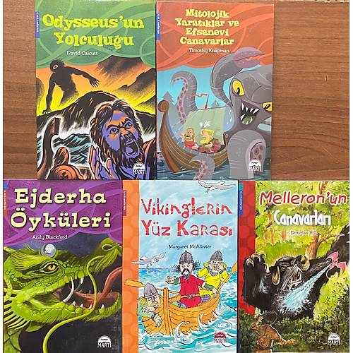 4-5. Sınıflar İçin Yeni Nesil Hikaye Seti Pedagog Onaylı 5 Kitap Martı Çocuk